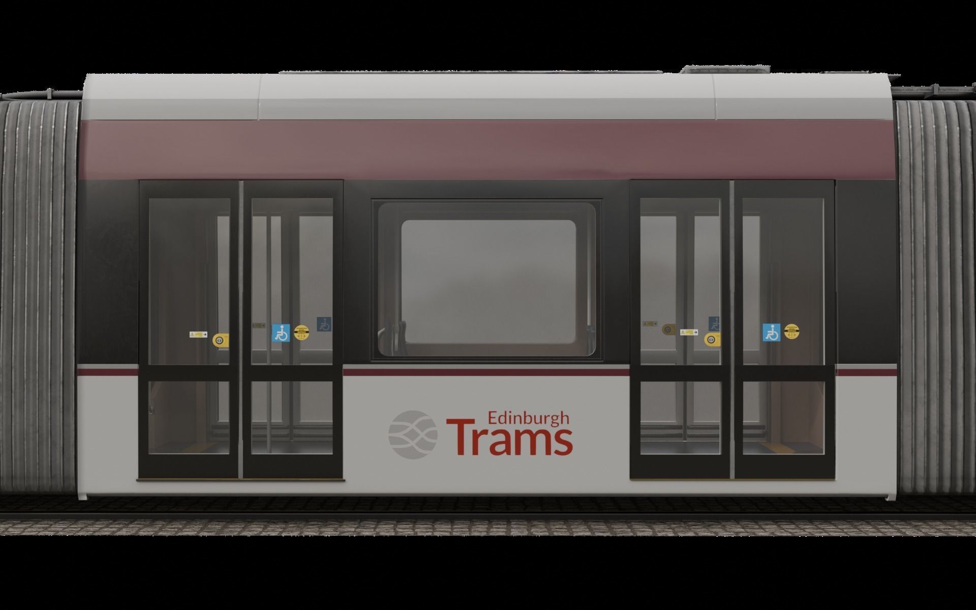 CAF Urbos 3 Low-poly 3D model_8