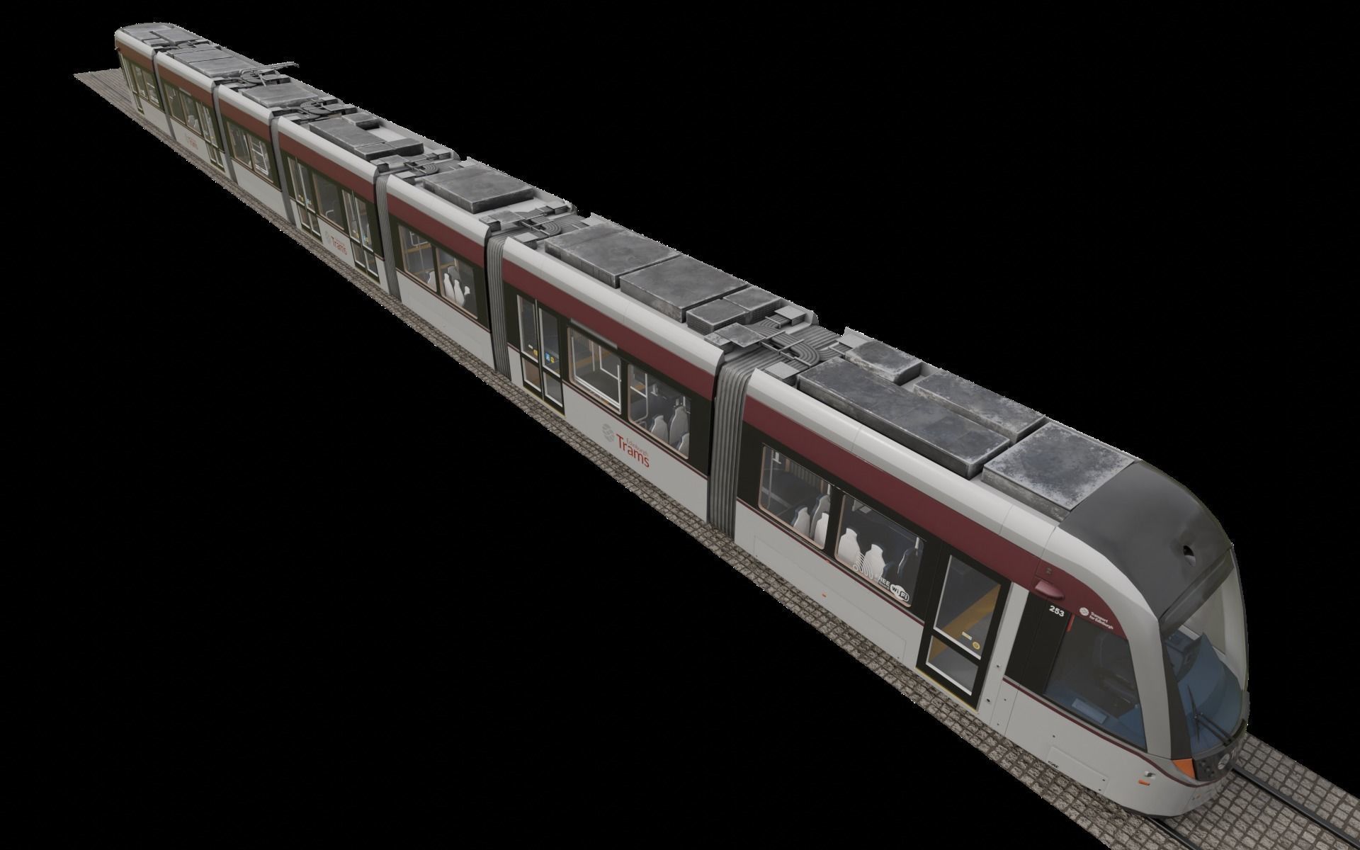 CAF Urbos 3 Low-poly 3D model_4