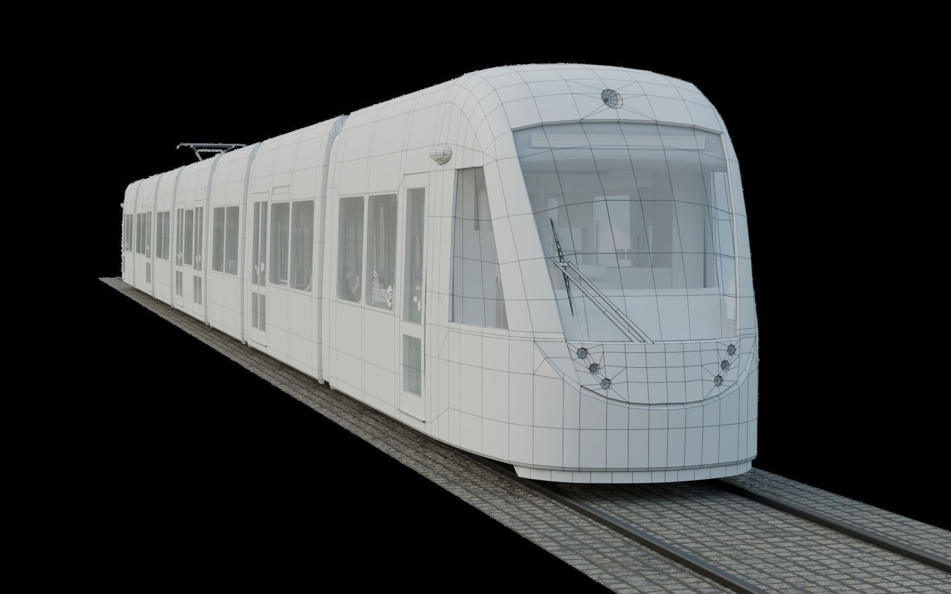 CAF Urbos 3 Low-poly 3D model_12