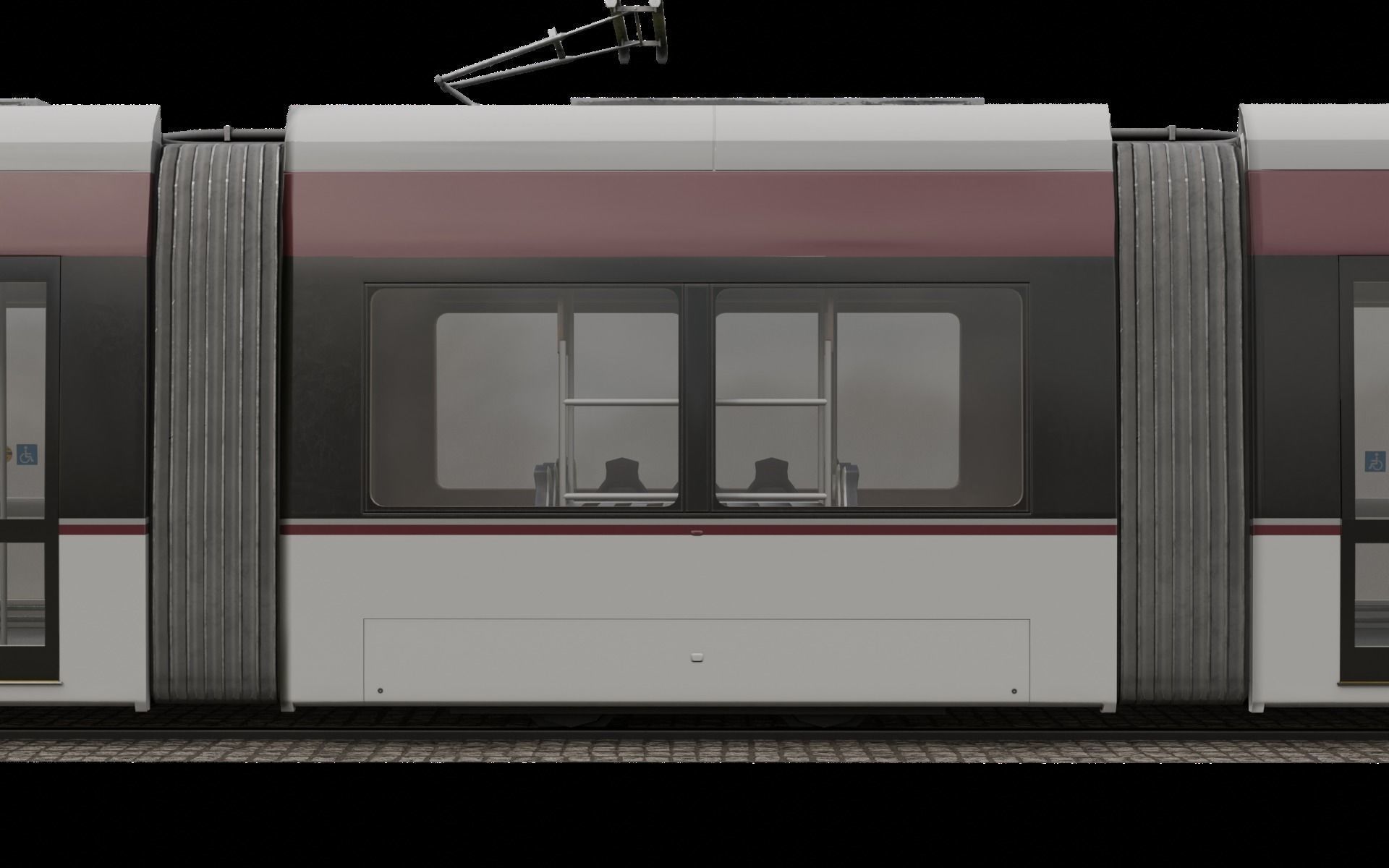CAF Urbos 3 Low-poly 3D model_7