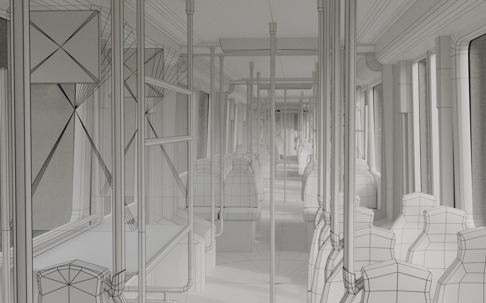 CAF Urbos 3 Low-poly 3D model_16