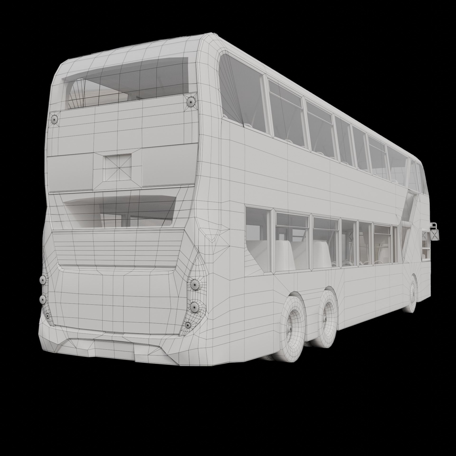 Enviro 400 XLB Low-poly 3D model_11