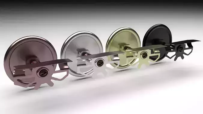 Fire Sprinklers Set 3D model