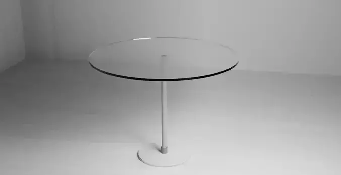 Modern glass table Royalty