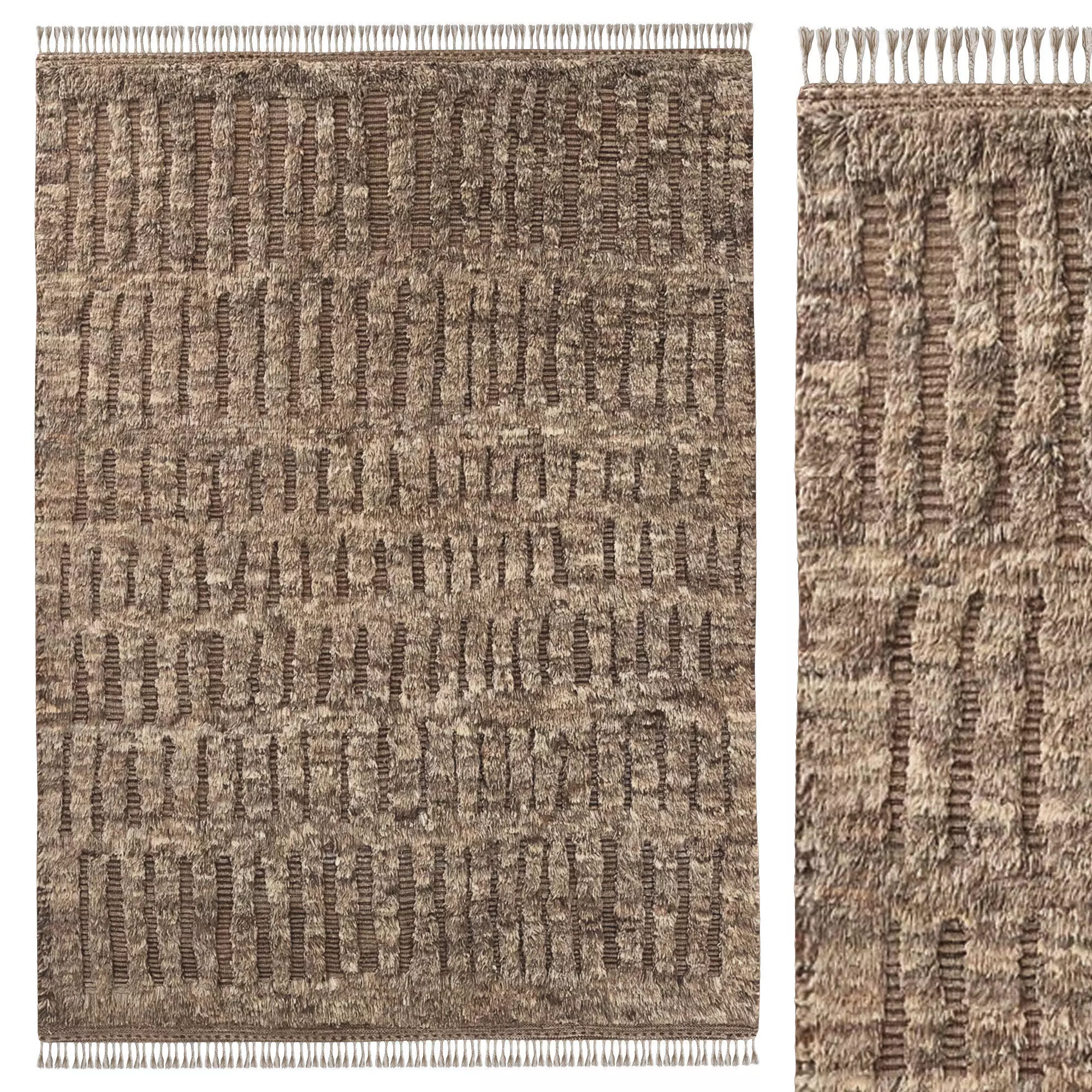 ALLALI WOOL RUG 3D model_0