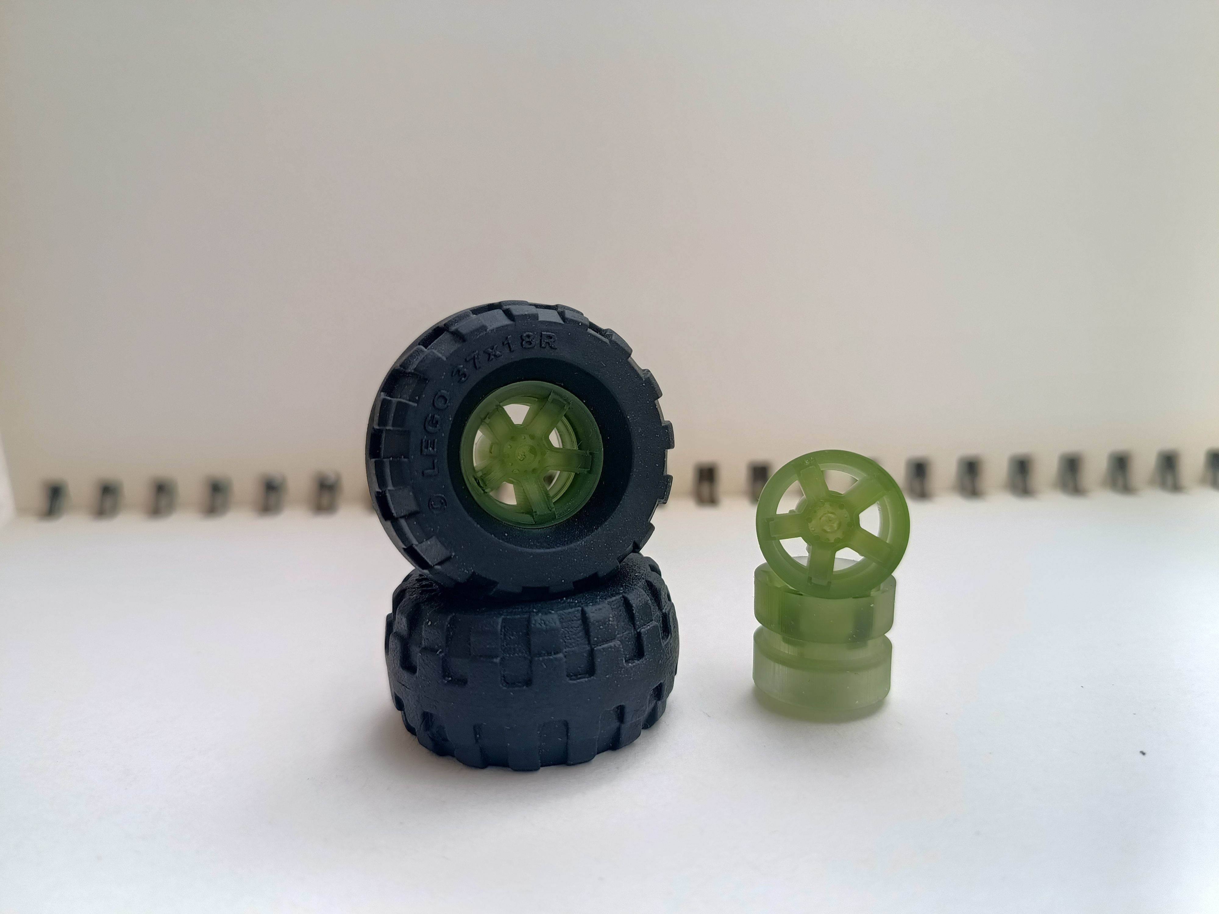 Rim truck for Lego Speed champions 3D print model_2