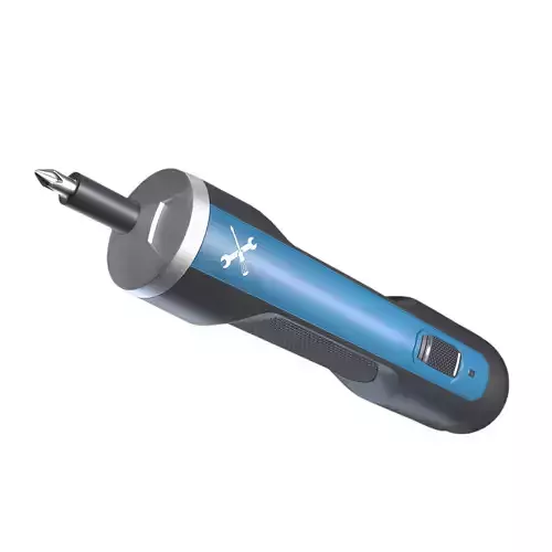 High-Quality 3D Model of Electric Screwdriver