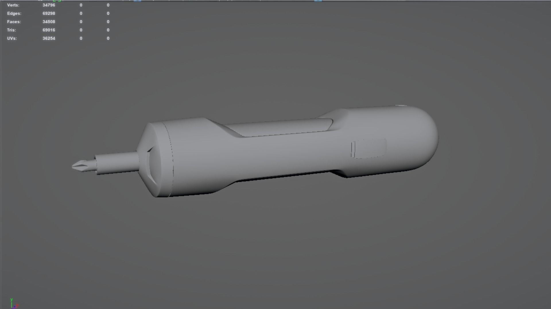 High-Quality 3D Model of Electric Screwdriver 3D model_7