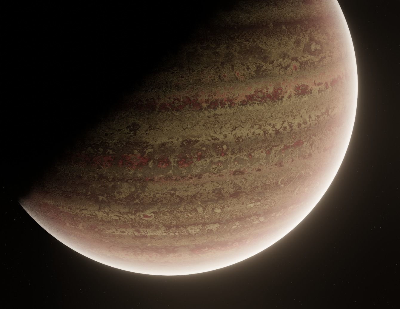 Planet Space Ready to game Low-poly 3D model_2