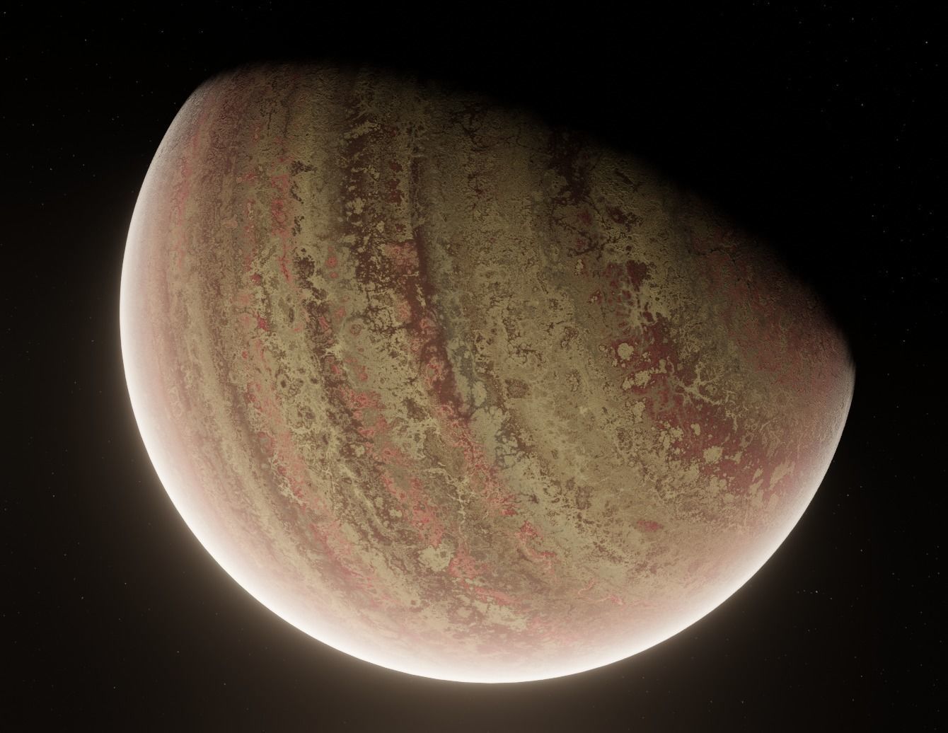 Planet Space Ready to game Low-poly 3D model_9