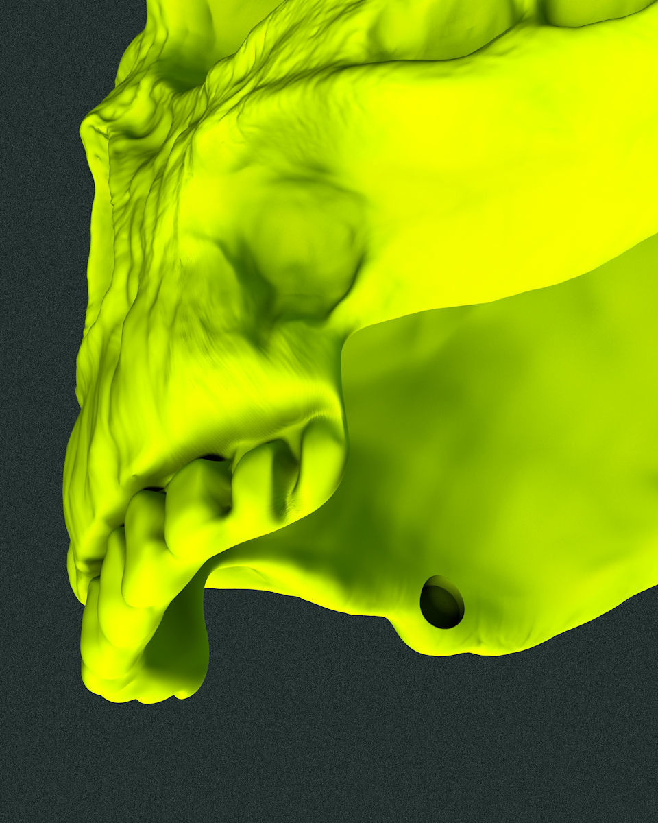 KEYCHAIN SKULL WITH ARTICULATED JAW 3D print model_5