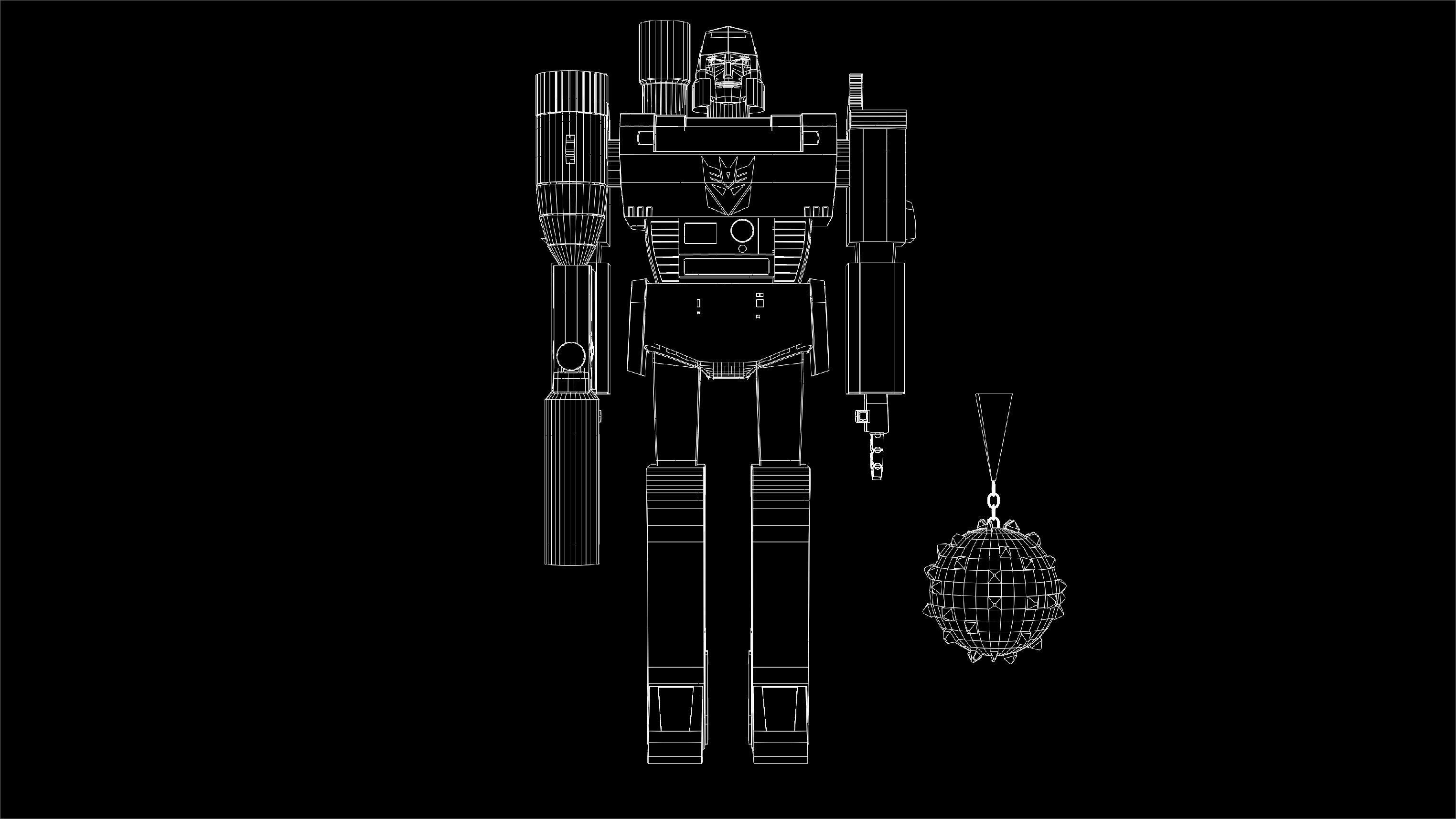 Megatron G1 3D model_23