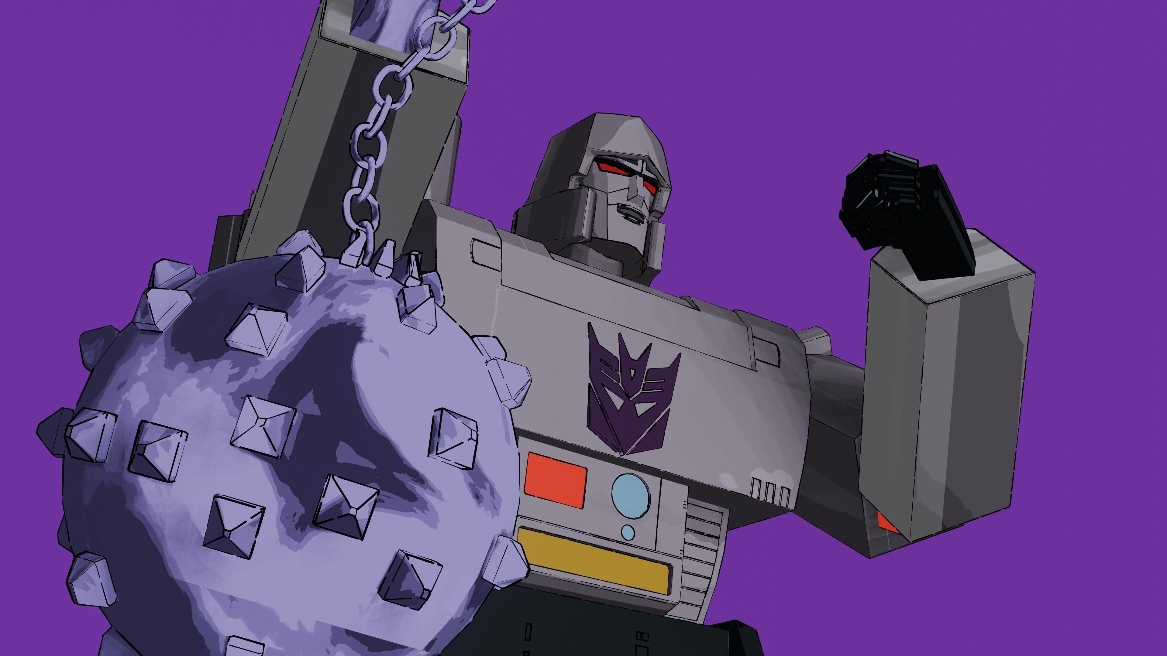 Megatron G1 3D model_4