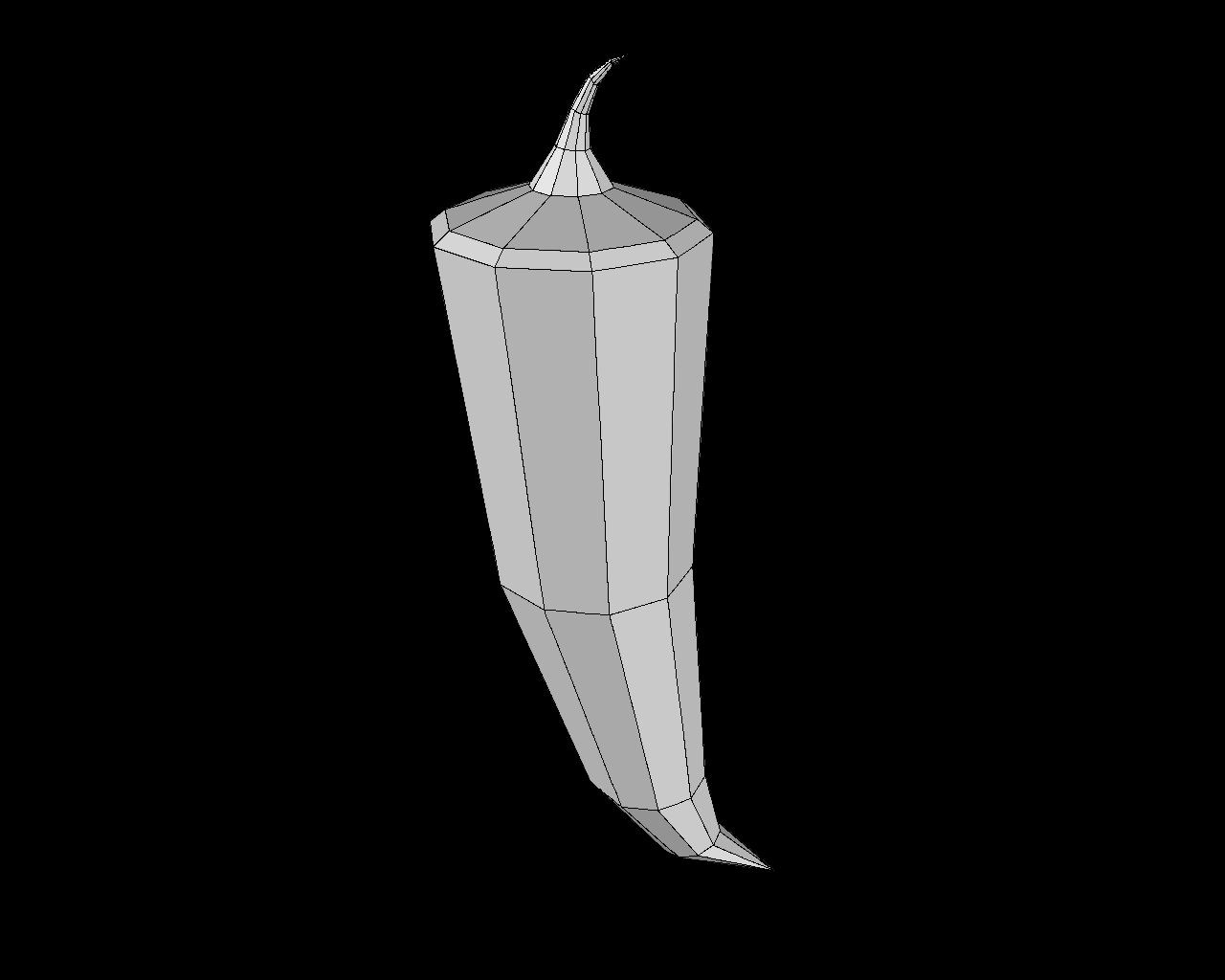 Cartoon Paper Low-poly 3D model_2