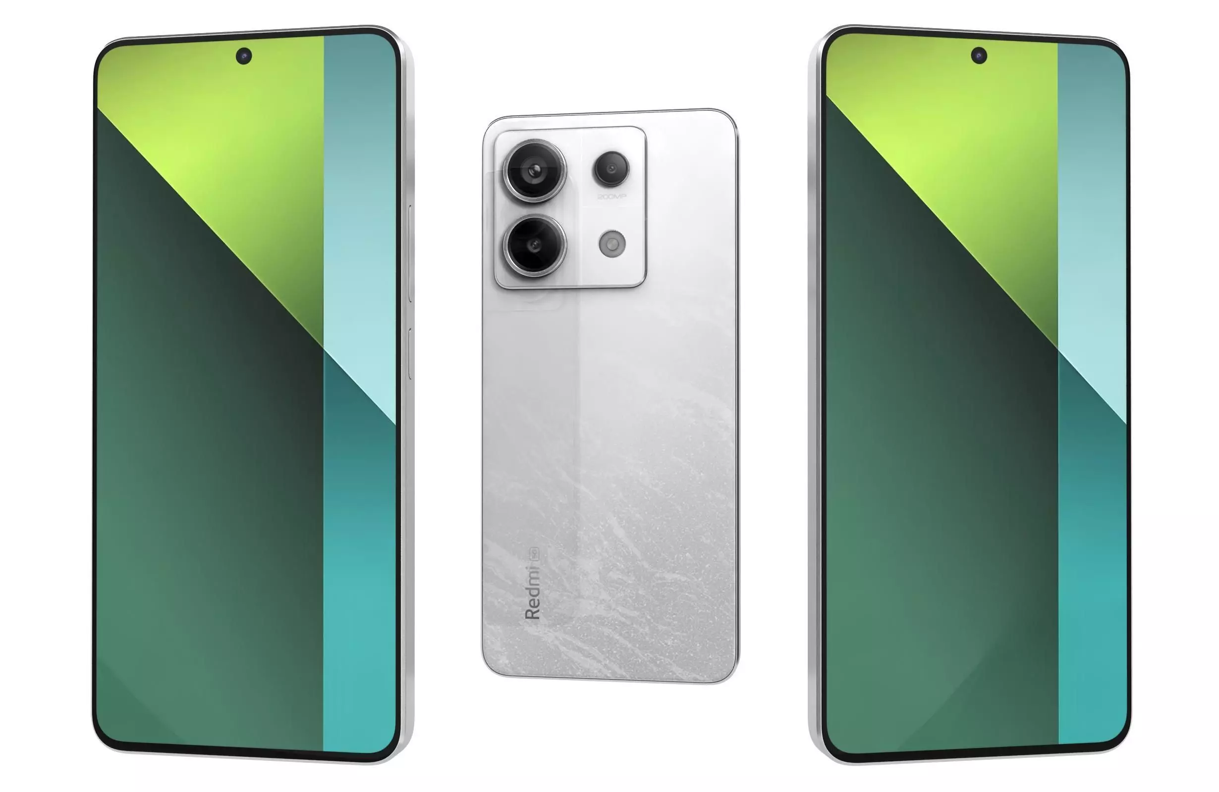 Xiaomi Redmi Note 13 Pro Arctic White 3D model