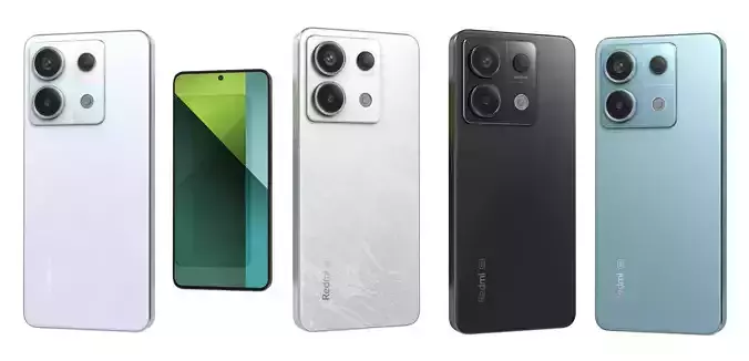 Xiaomi Redmi Note 13 Pro All Colors 3D model