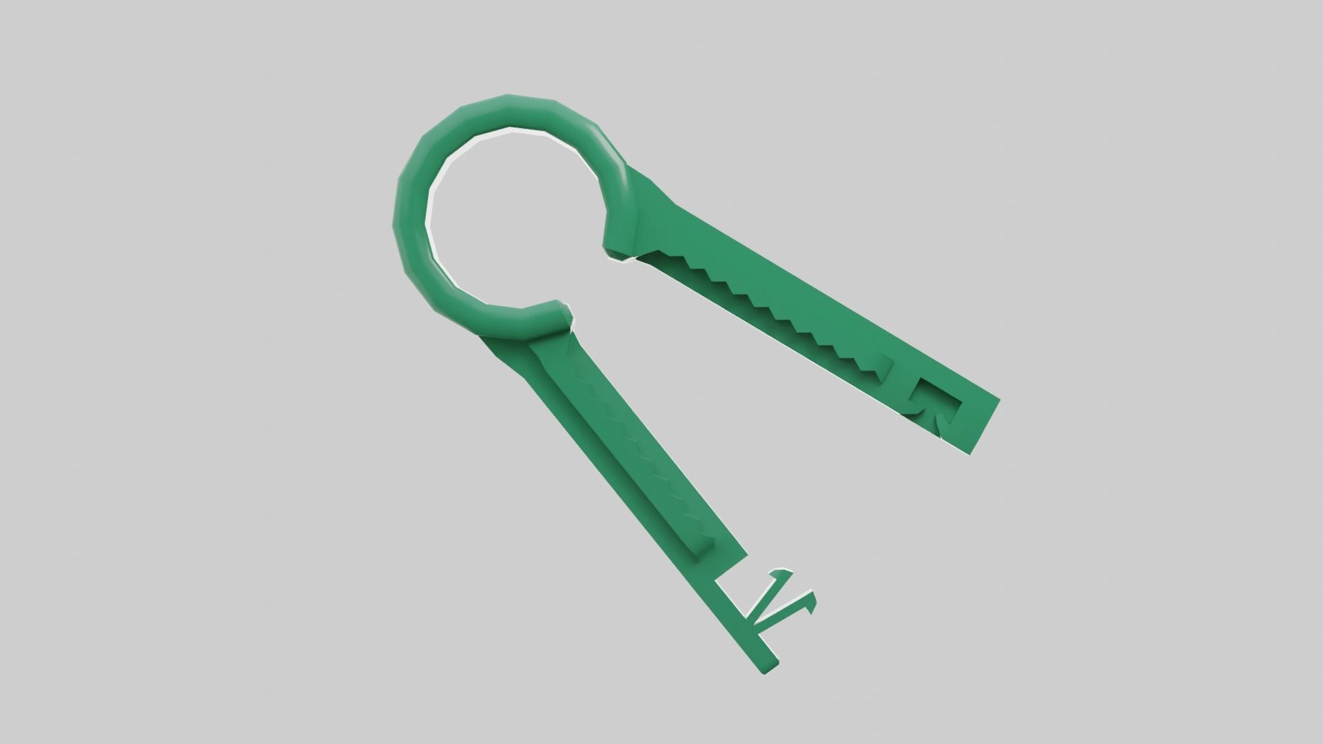 Umbilical Cord Clamp Low-poly 3D model_3