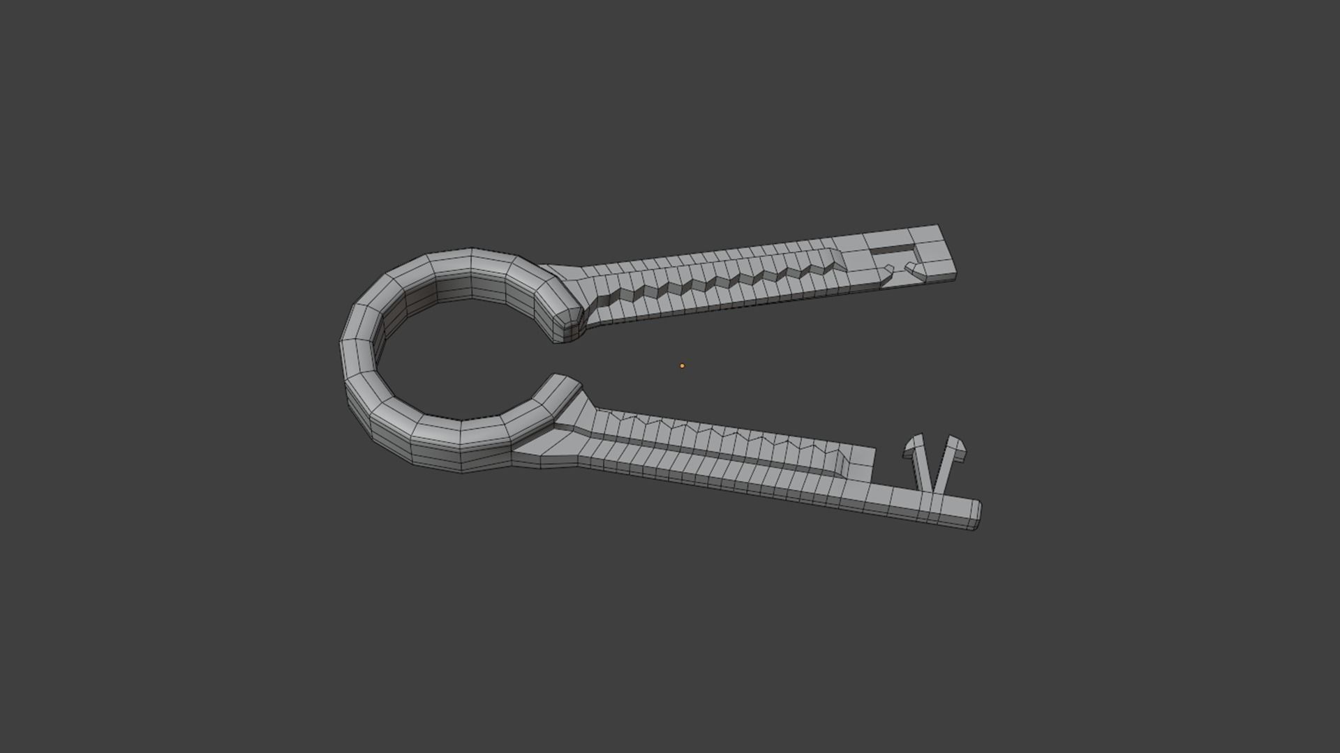 Umbilical Cord Clamp Low-poly 3D model_1