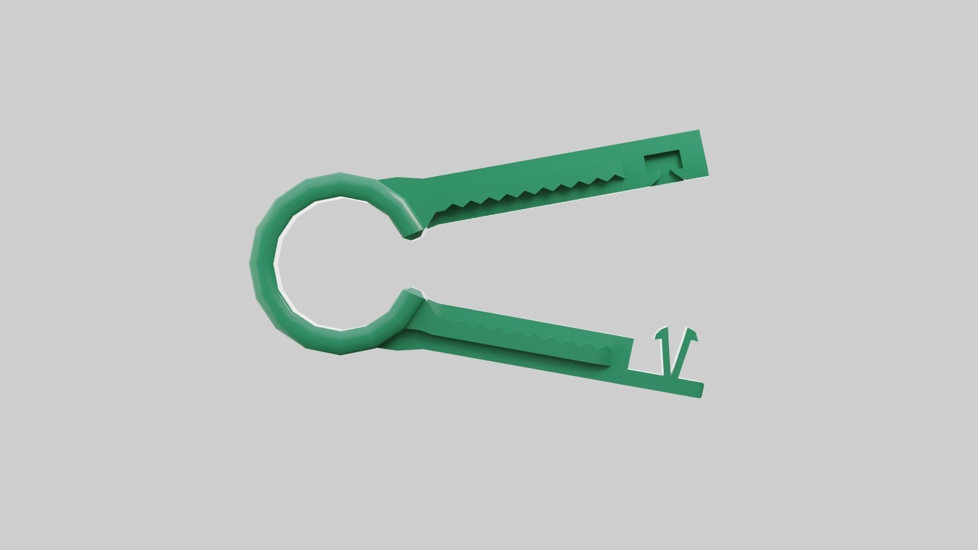 Umbilical Cord Clamp Low-poly 3D model_2