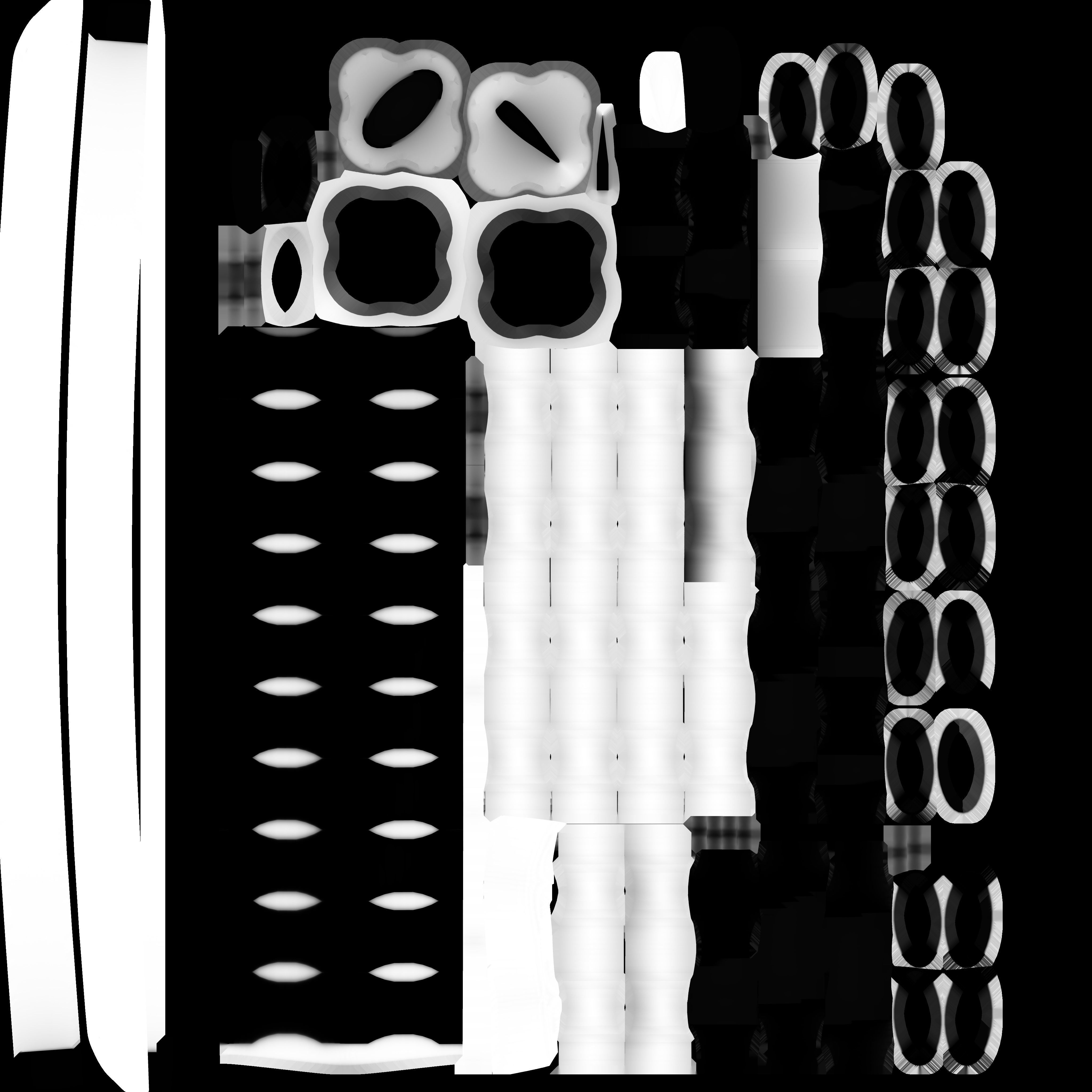 Katana Low-poly 3D model_7