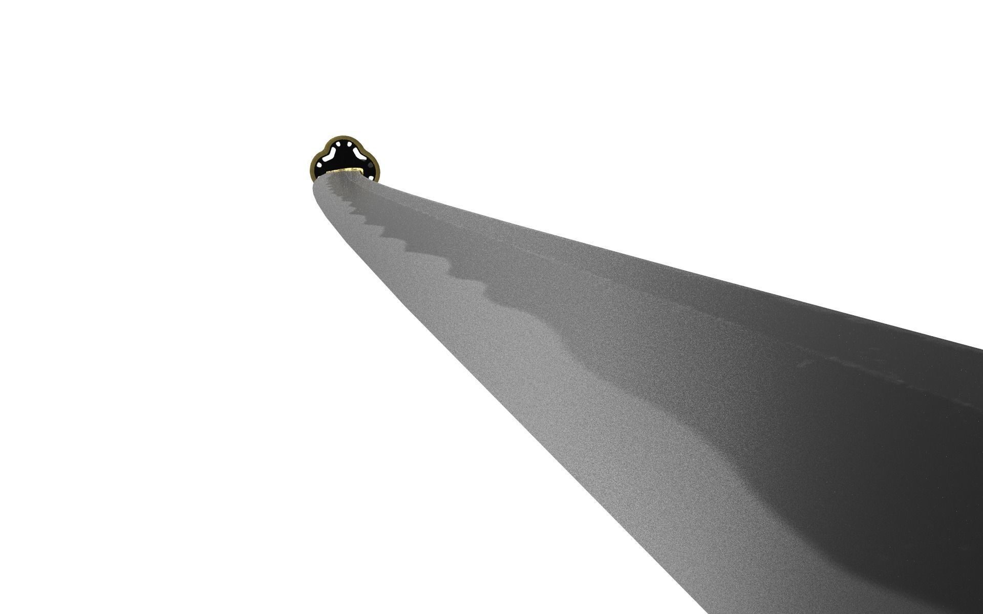 Katana Low-poly 3D model_1