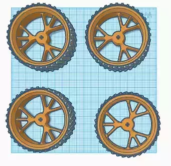 lego wheels 3D print model
