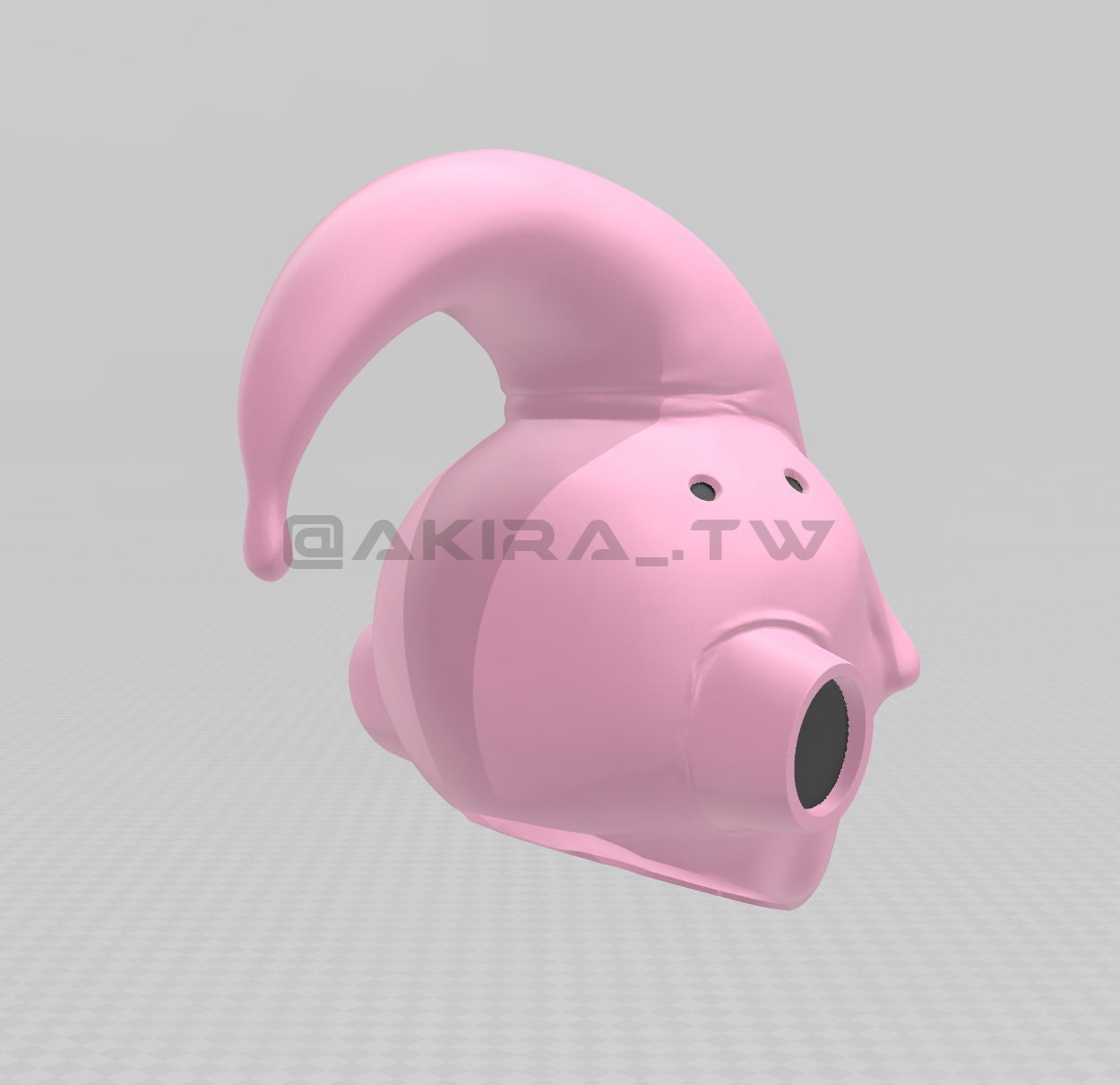 Kid Buu Helmet Dragon Ball Cosplay 3D print model_8