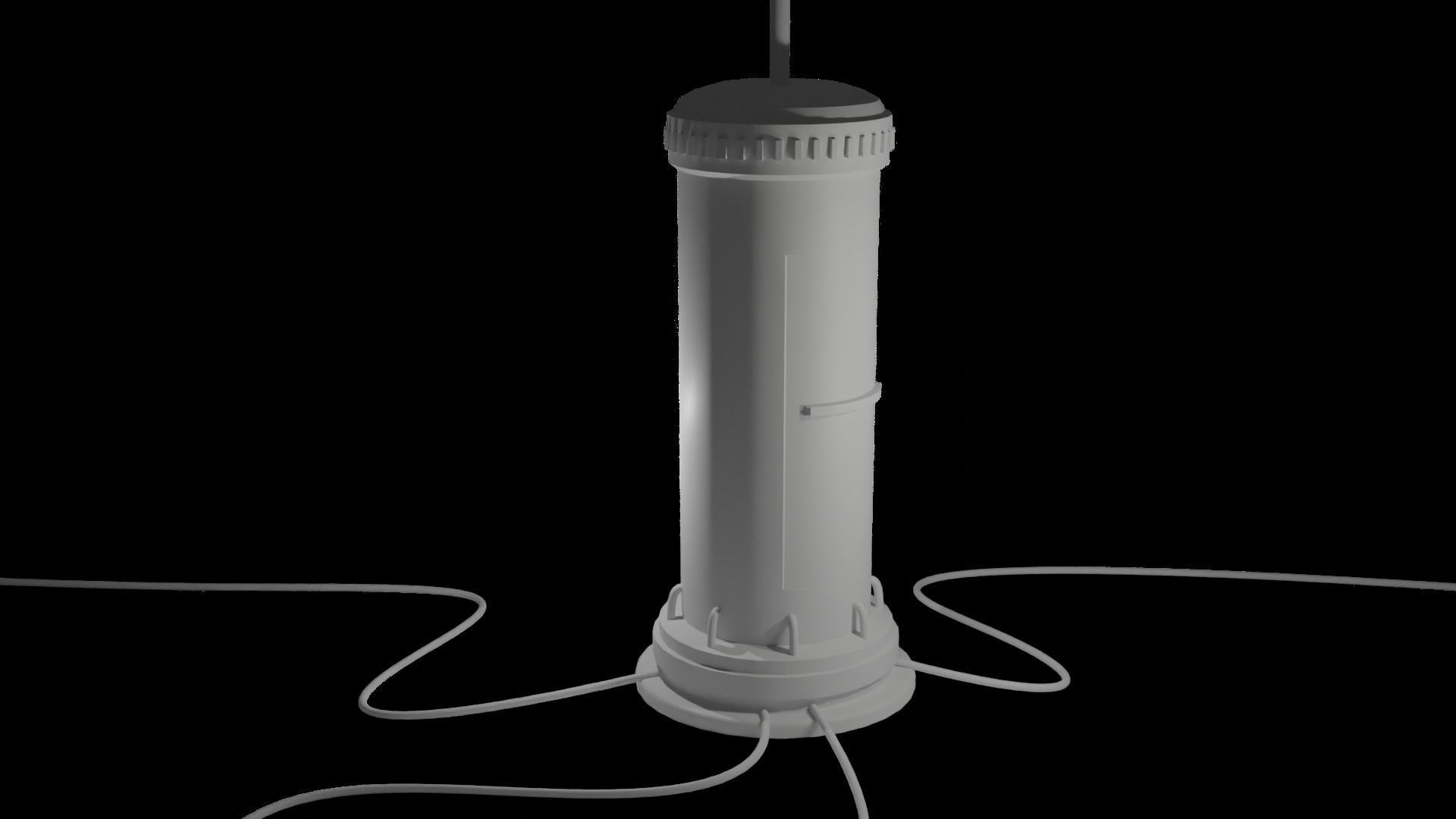 Cloning Chamber Low-poly 3D model_8