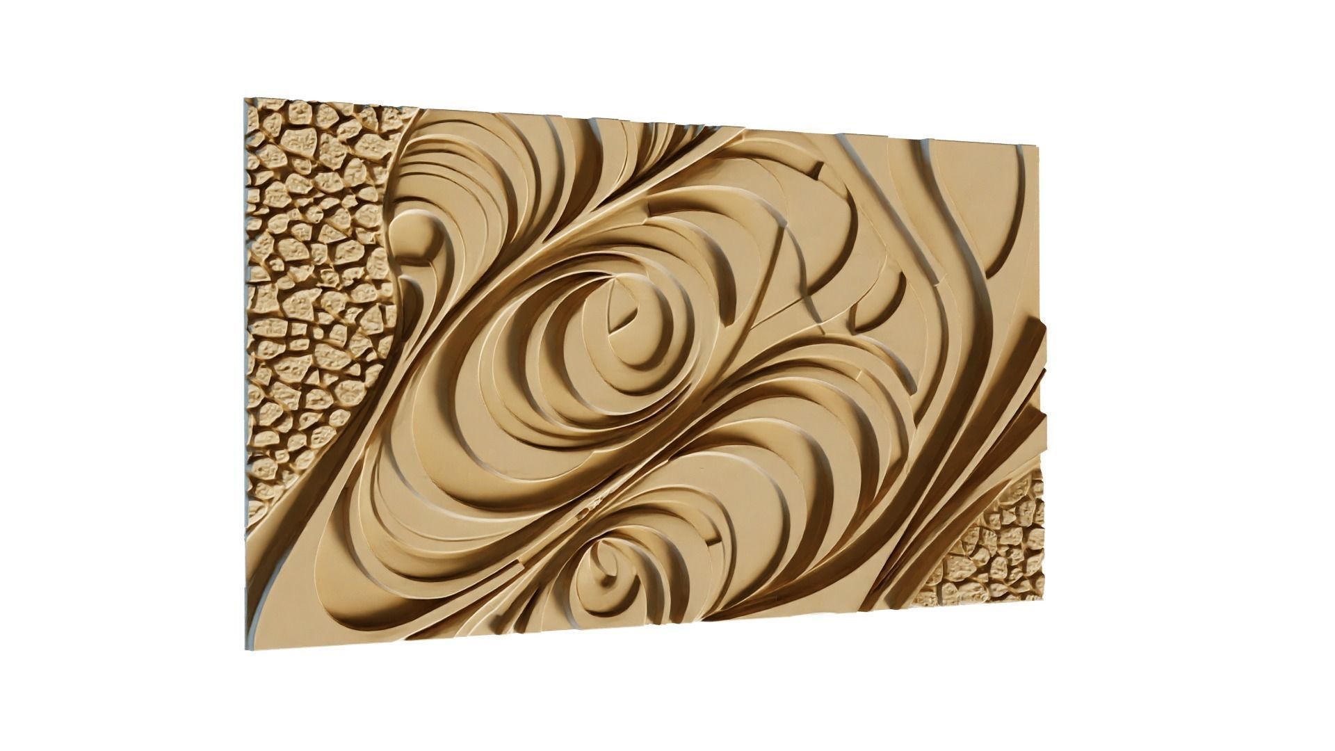 mural decor set wall panel 22 3D model_6