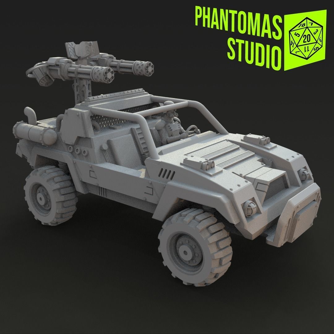 Lycan Assault Truck 3D print model_5
