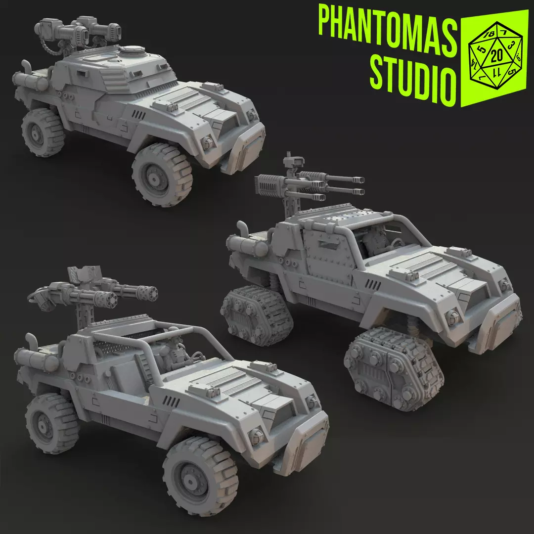 Lycan Assault Truck 3D print model_0