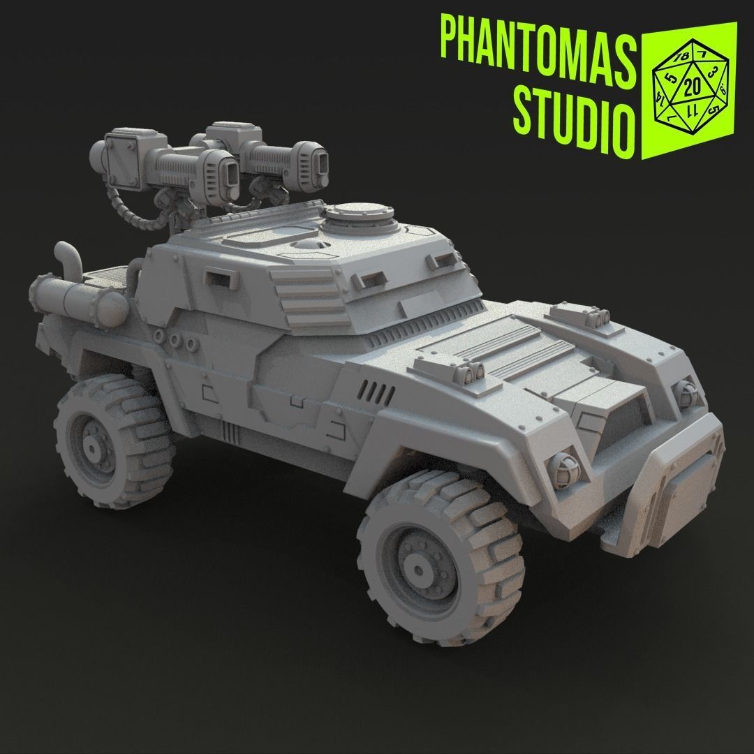 Lycan Assault Truck 3D print model_6