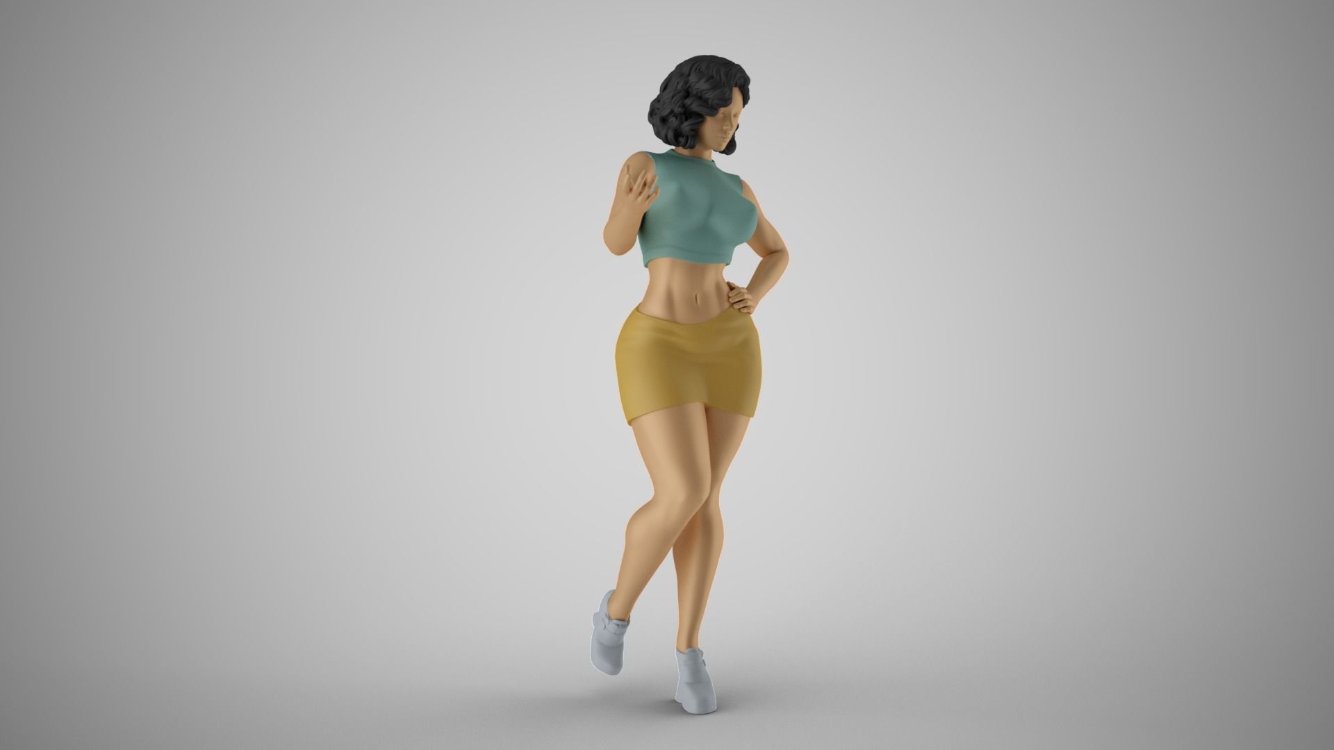 City Girl 6 3D print model_12