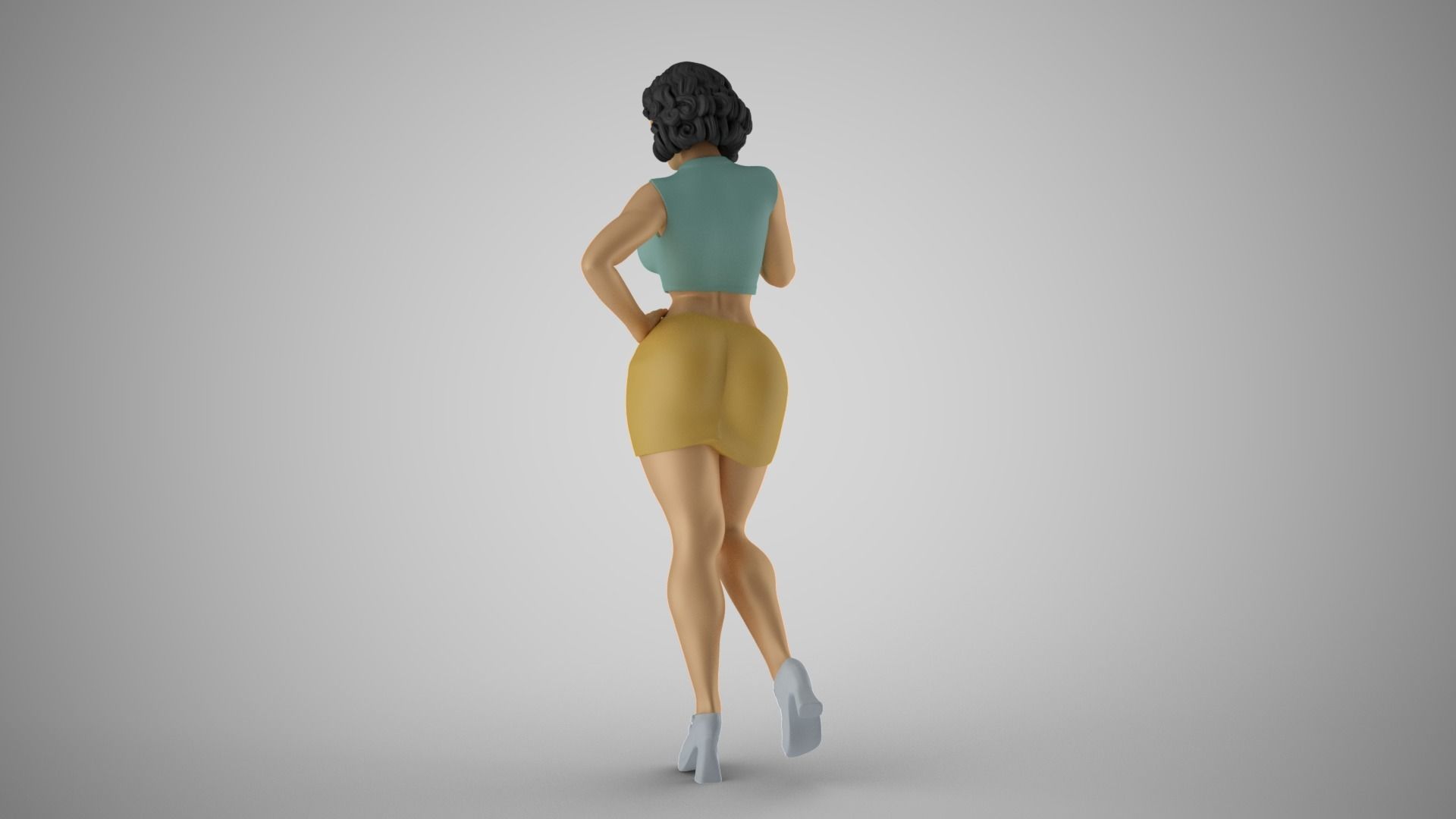 City Girl 6 3D print model_13