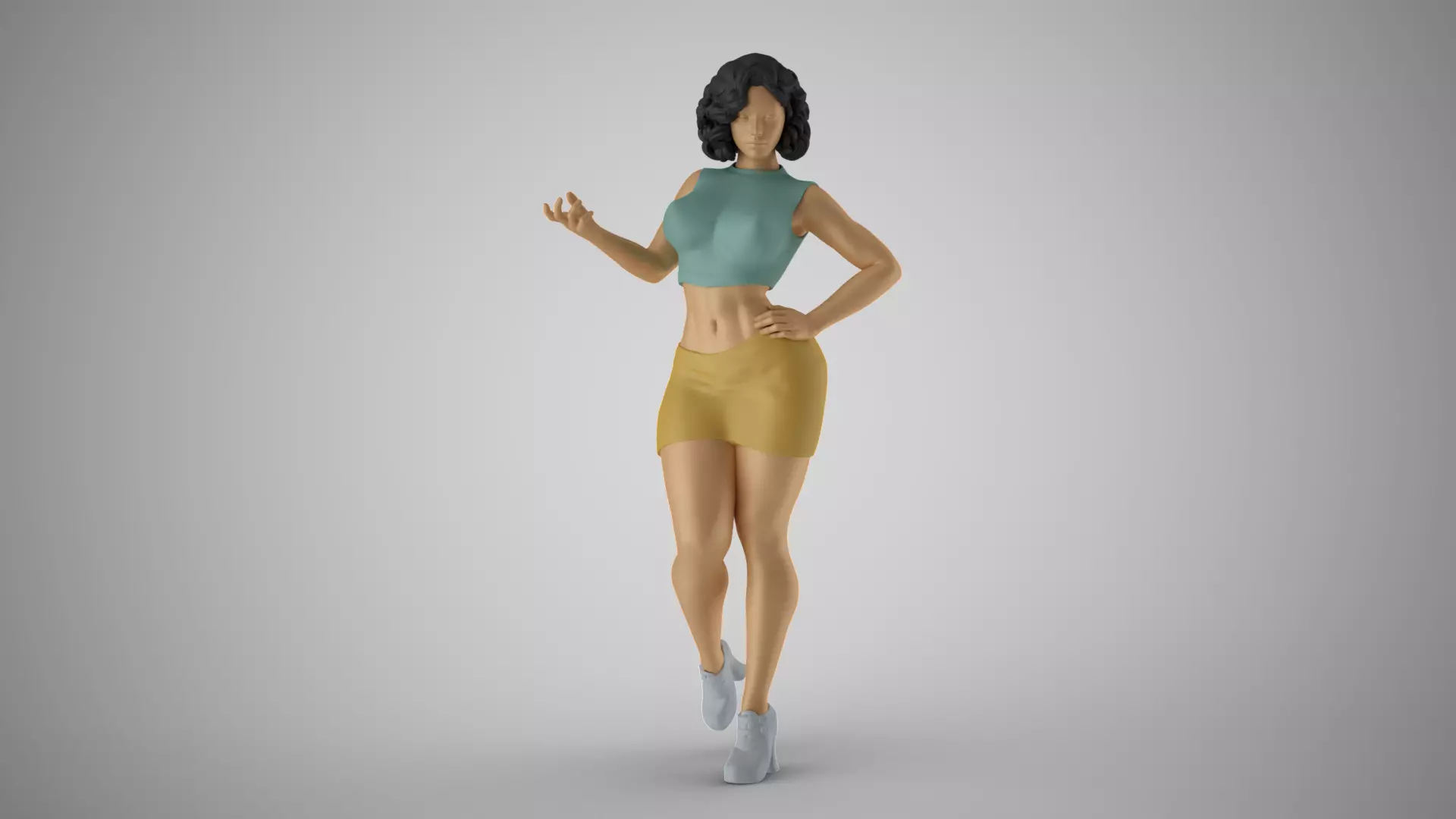 City Girl 6 3D print model_0