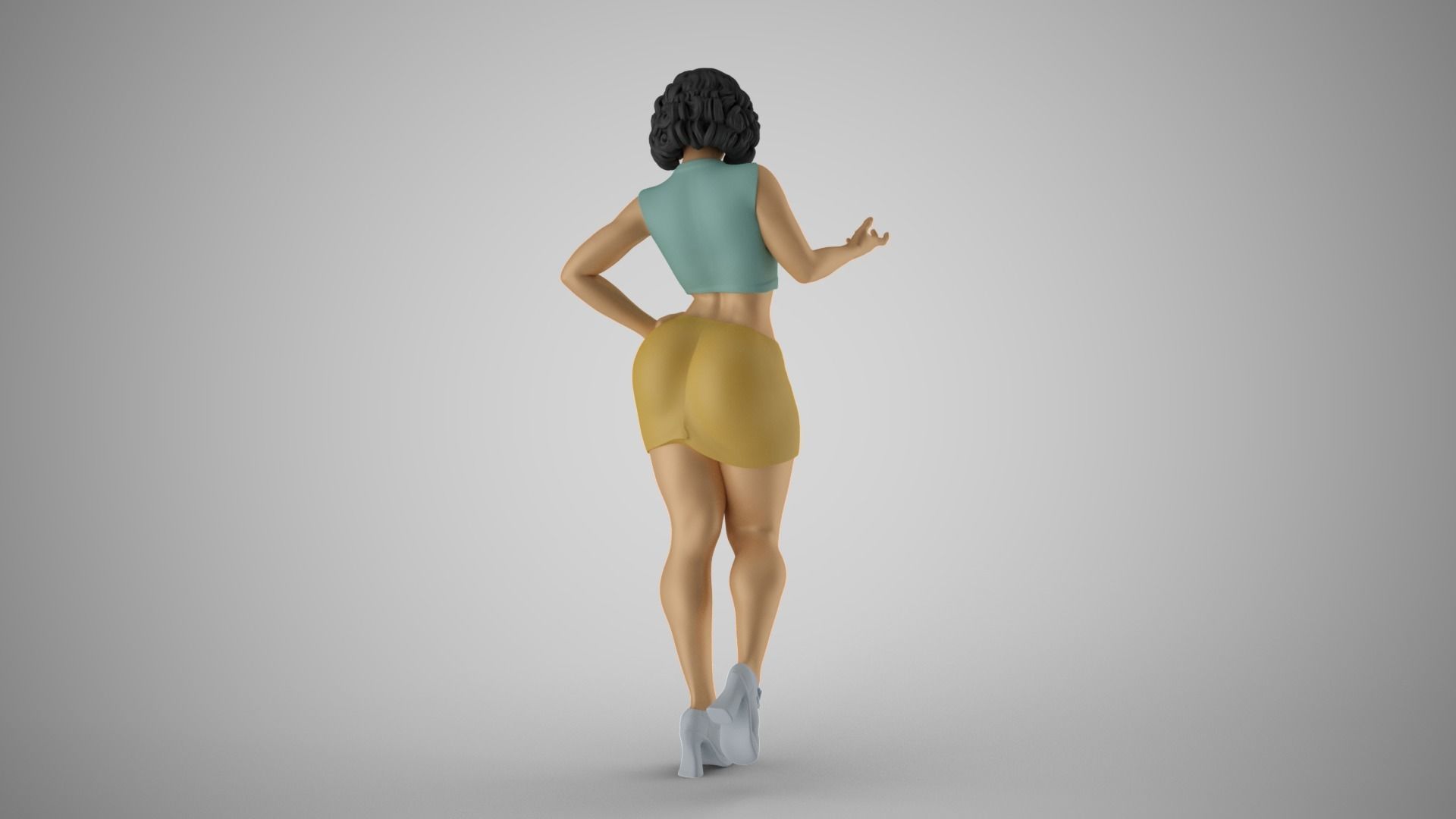 City Girl 6 3D print model_7