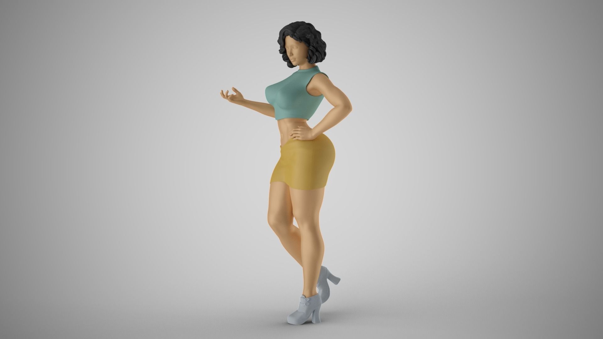 City Girl 6 3D print model_18