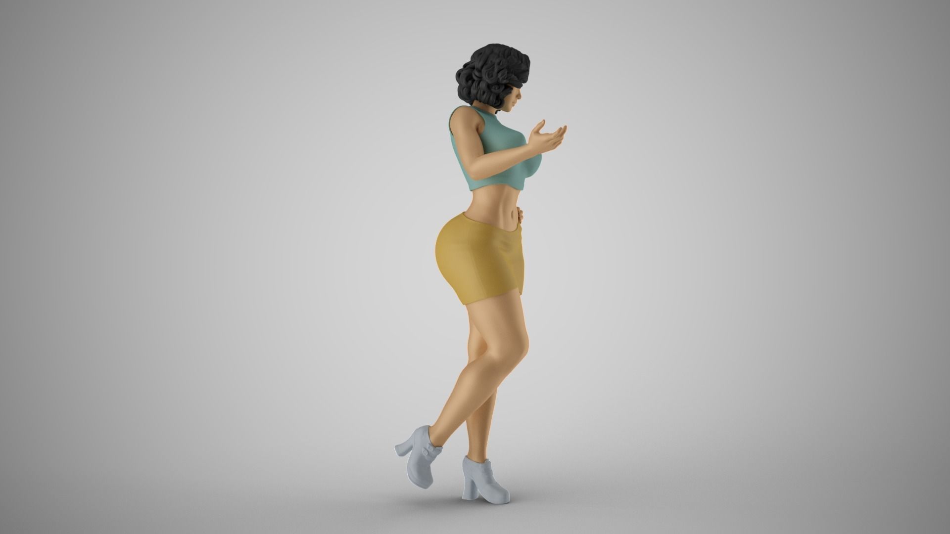 City Girl 6 3D print model_15
