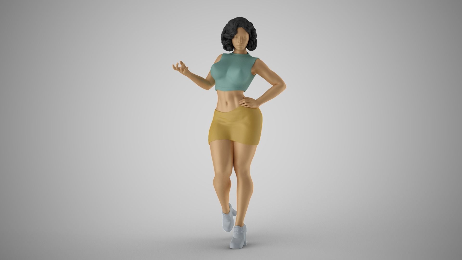 City Girl 6 3D print model_11