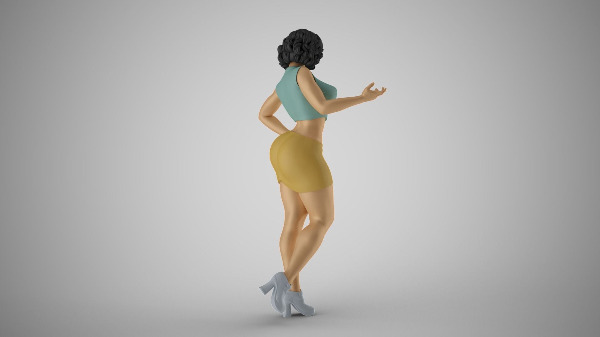 City Girl 6 3D print model_6