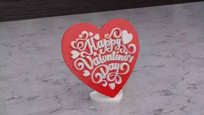 SAN VALENTIN 3D print model