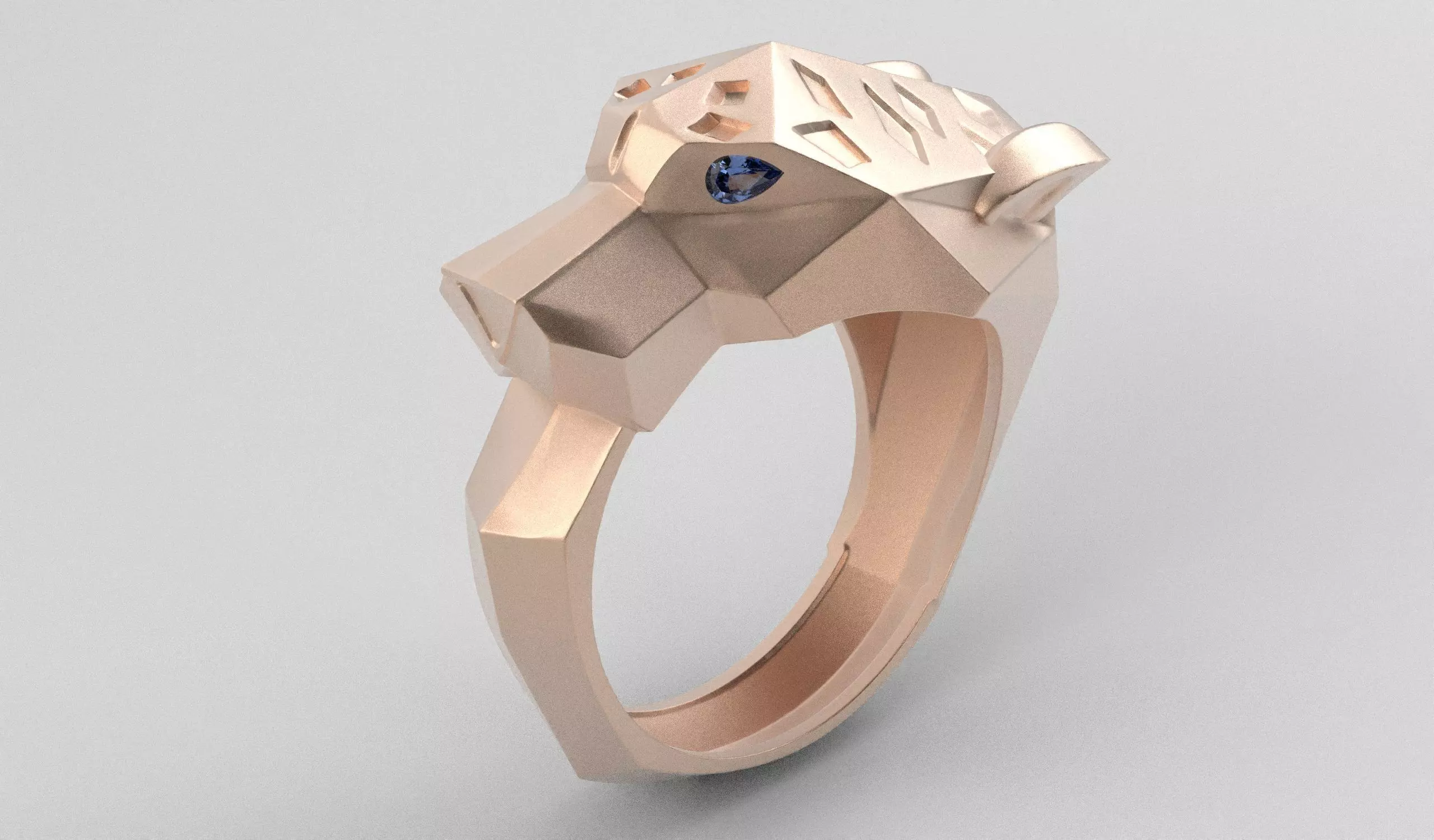 PHANTER RING - ANILLO PANTERA 3D print model_11