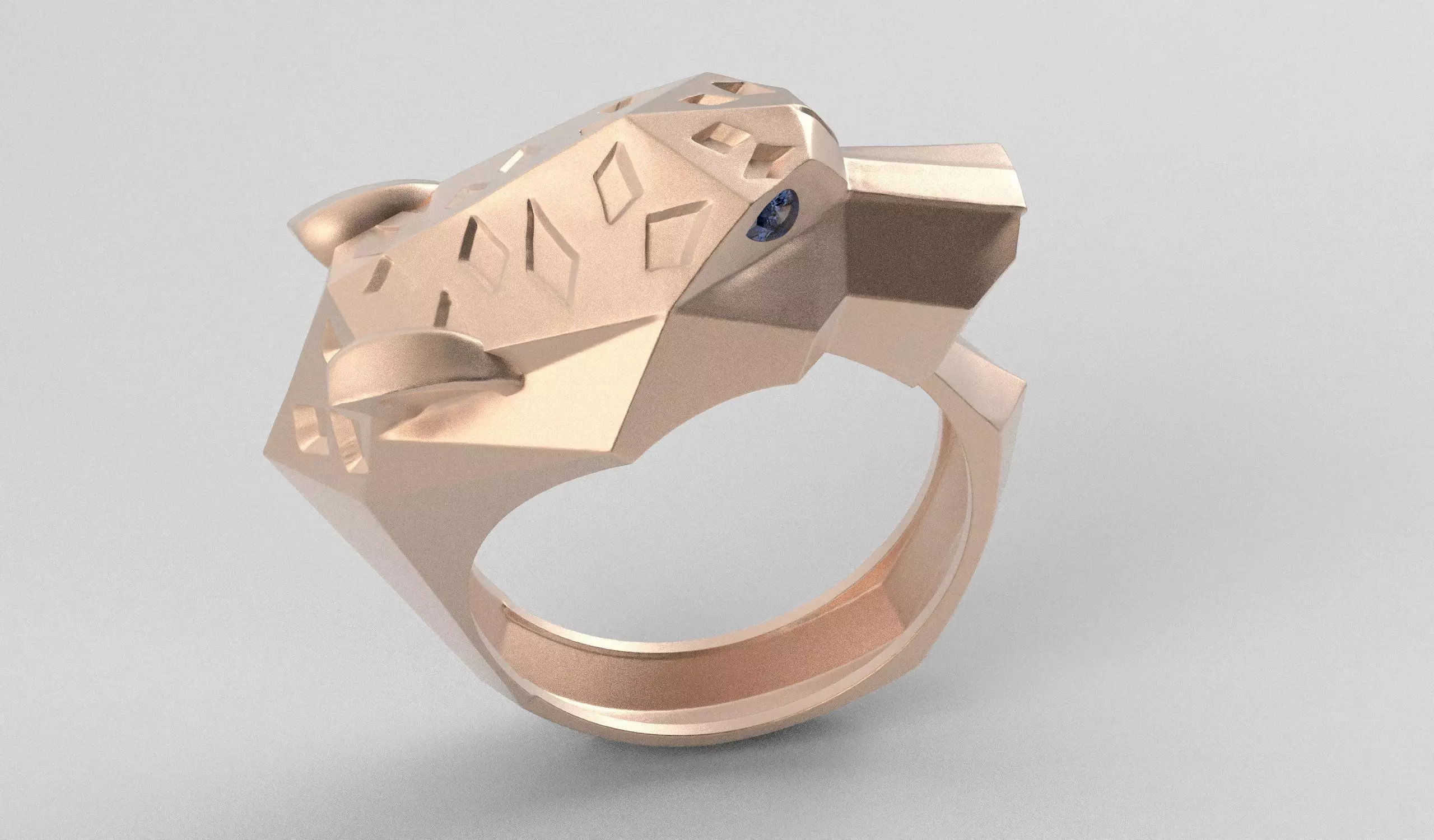 PHANTER RING - ANILLO PANTERA 3D print model_39