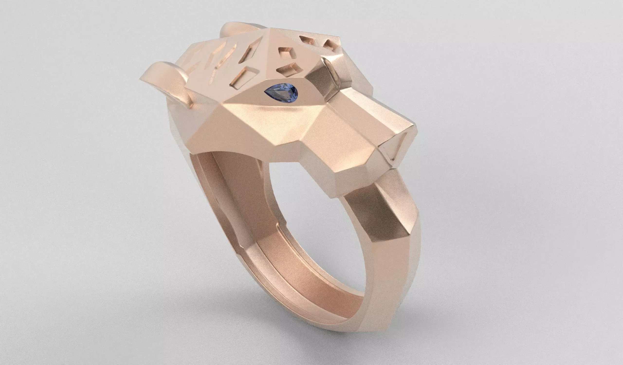 PHANTER RING - ANILLO PANTERA 3D print model_31