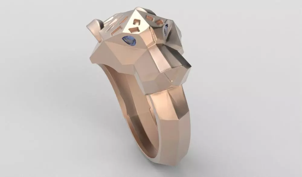 PHANTER RING - ANILLO PANTERA 3D print model_6
