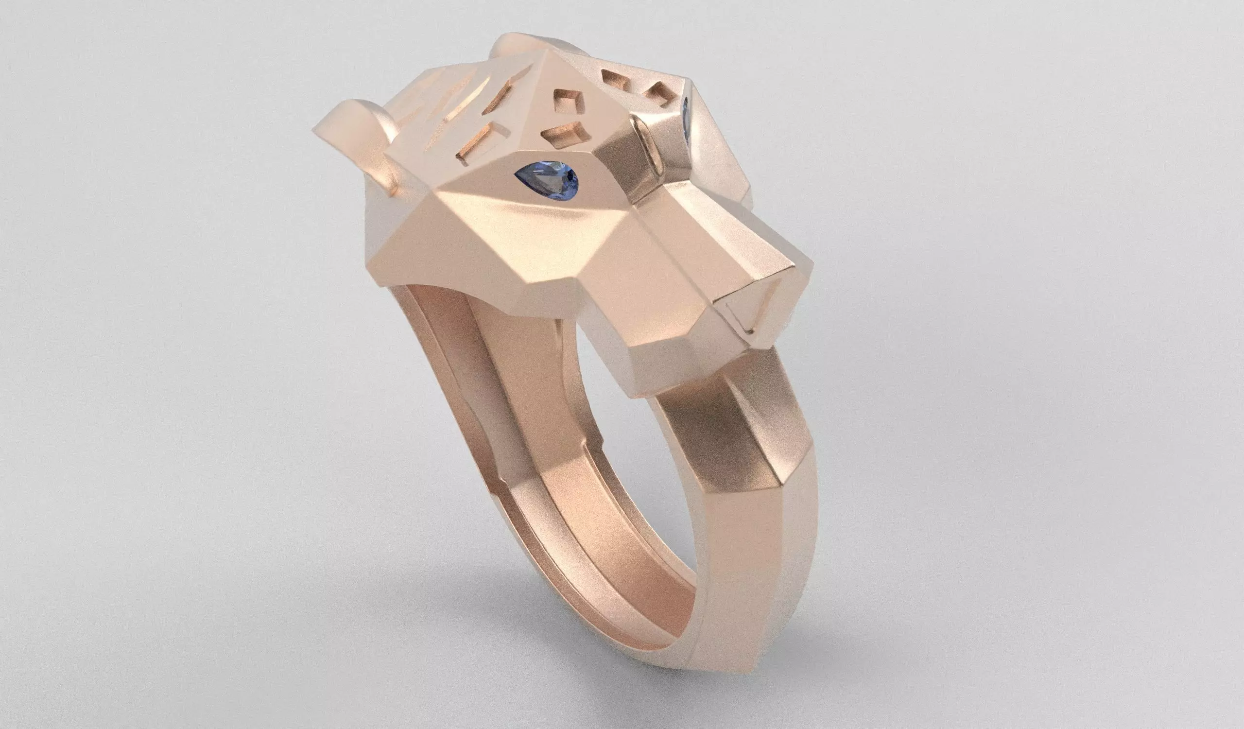 PHANTER RING - ANILLO PANTERA 3D print model_26