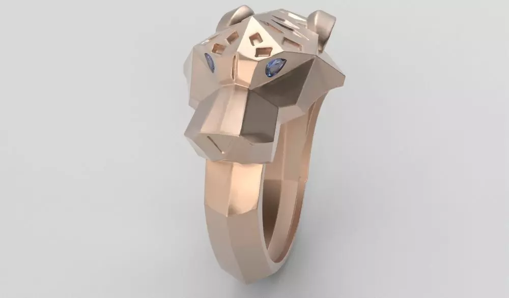 PHANTER RING - ANILLO PANTERA 3D print model_5
