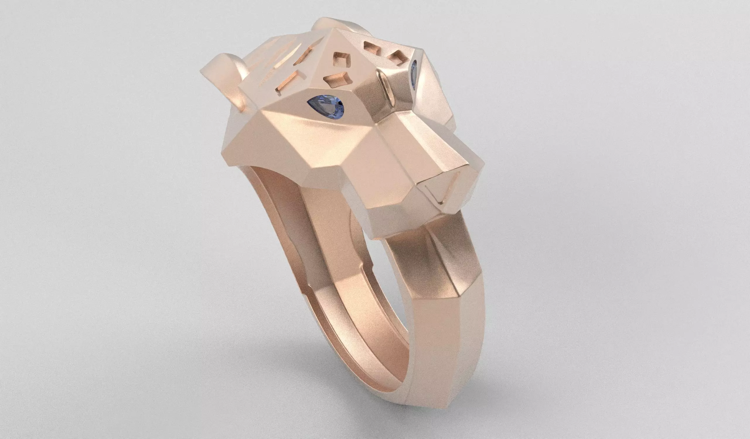 PHANTER RING - ANILLO PANTERA 3D print model_38
