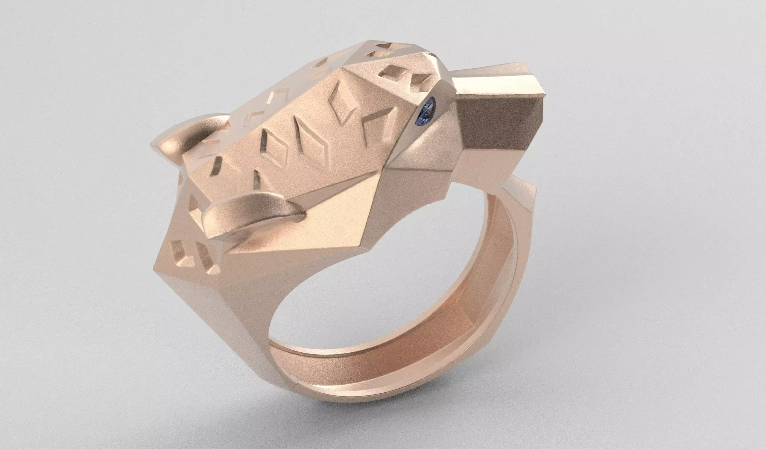 PHANTER RING - ANILLO PANTERA 3D print model_100