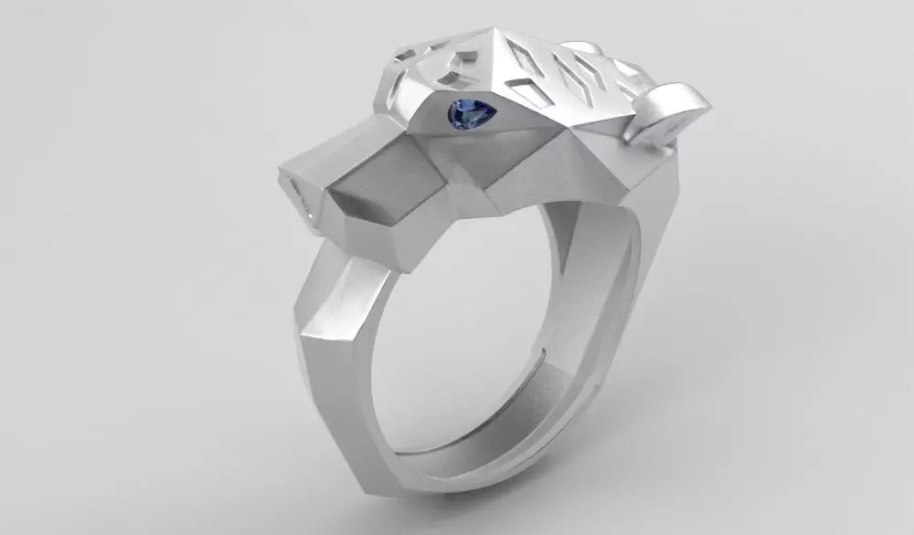 PHANTER RING - ANILLO PANTERA 3D print model_10